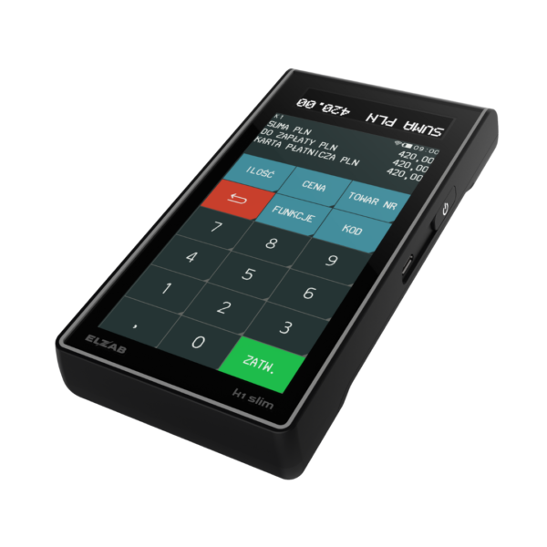 Mobilna Kasa Fiskalna ELZAB K1 SLIM ONLINE
